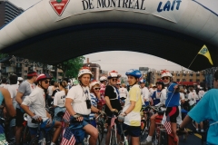 Montreal 1992  Norm, Ron M, Brenda, Bob, Carl A, John, Larry  Photo courtesy of Evelyn Cookson