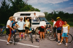 Machias trip 1993  Maggie, Charlie, Margaret, Bill, Turk, Roger, Carolyn, Patty  Photo courtesy of Evelyn Cookson