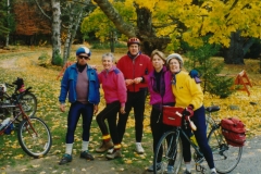 Bar Harbor ride 1993  Charlie Morris, Ellen B, Bob S, Rachel F, Marie B  Photo courtesy of Evelyn Cookson