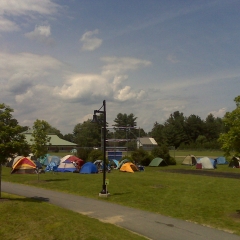 maine bike rally tents, fryeburg, me