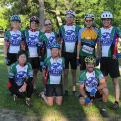 Casco Bay Bicycle Club Office Team Photo Back row: Jody, Corrine, Andy, Dave, Paul, MarkFront row: Terry, Kathy, Anton