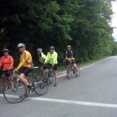 Yarmouth Wednesday night ride on the Woods-Woodville-Winn loop