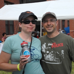 At the Maine Bike Rally in Biddeford