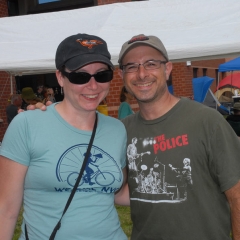 At the Maine Bike Rally in Biddeford