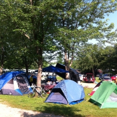 Tent city, Bethel Outdoor Adventures Campground