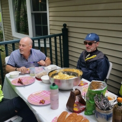 After the York-Portsmouth ride (Jim Hamilton photo)