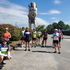 Saturday morning ride to Freeport (Judy Souviney photo)