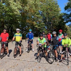 Sun Oct 16, Biddeford 30m, with 10 riders: Kathy P photo